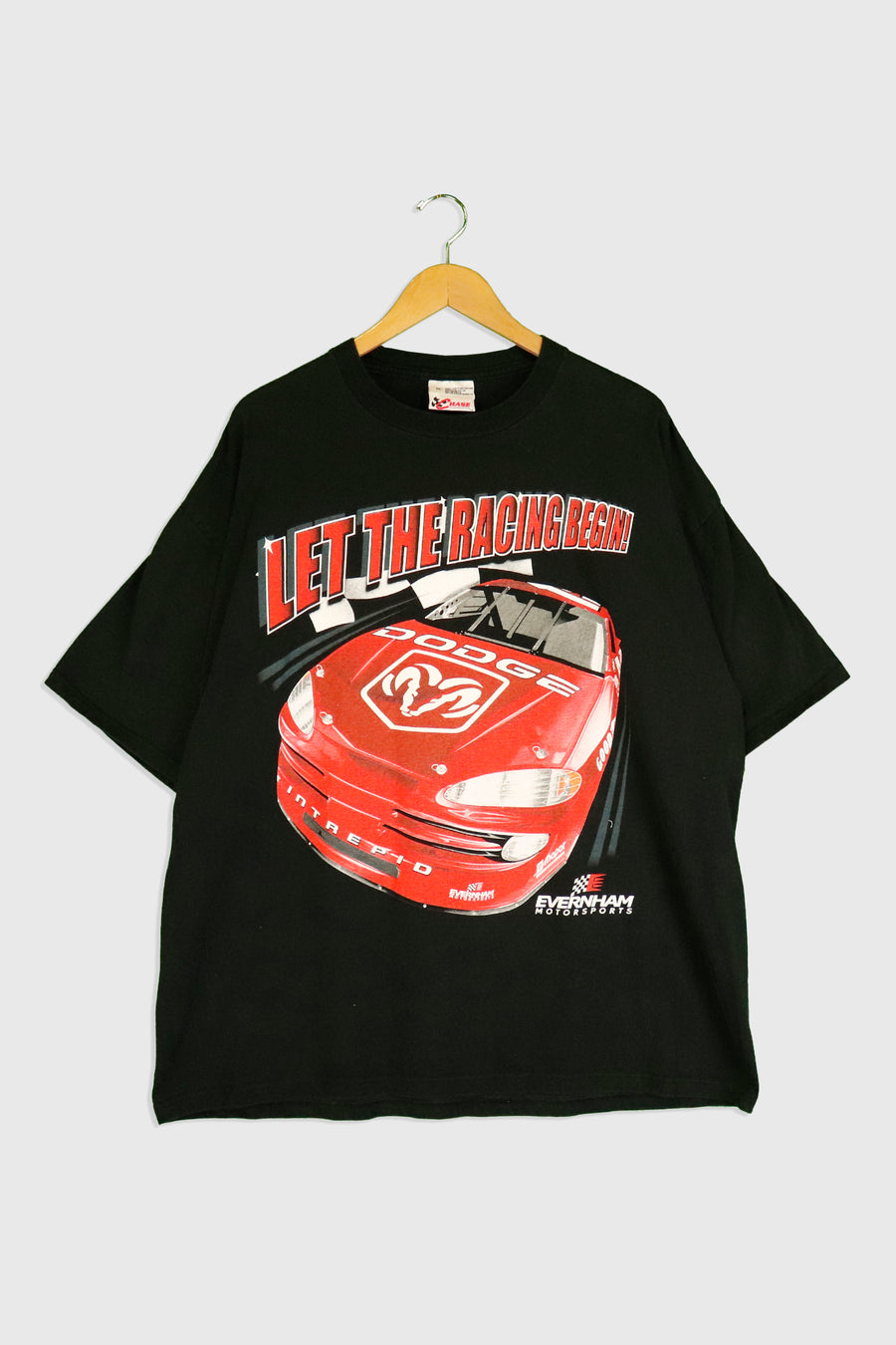 Vintage 2001 Dodge Let The Racing Begin T Shirt Sz XL