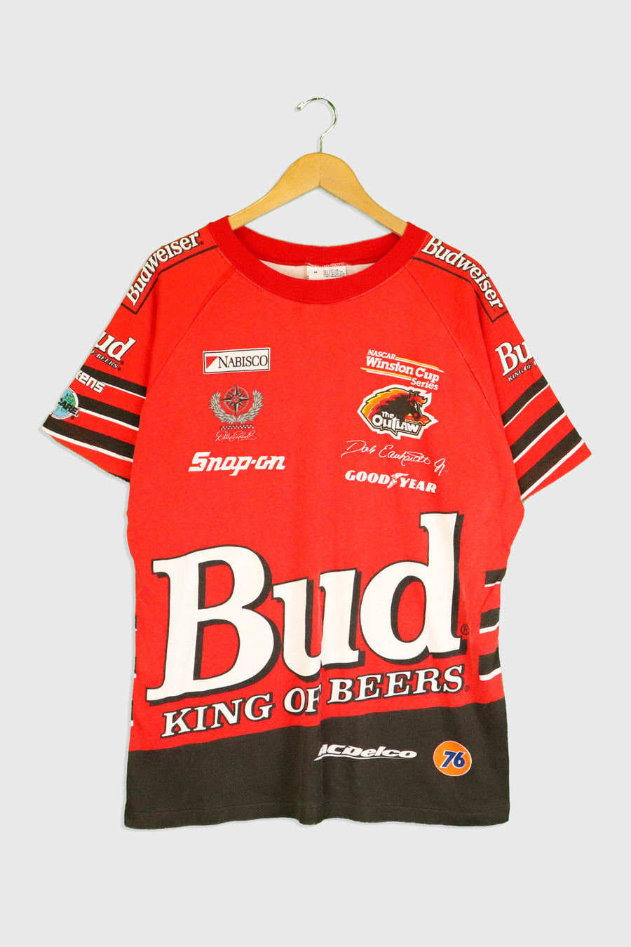 Vintage 1999 Nascar Bud King Of Beers T Shirt Sz M