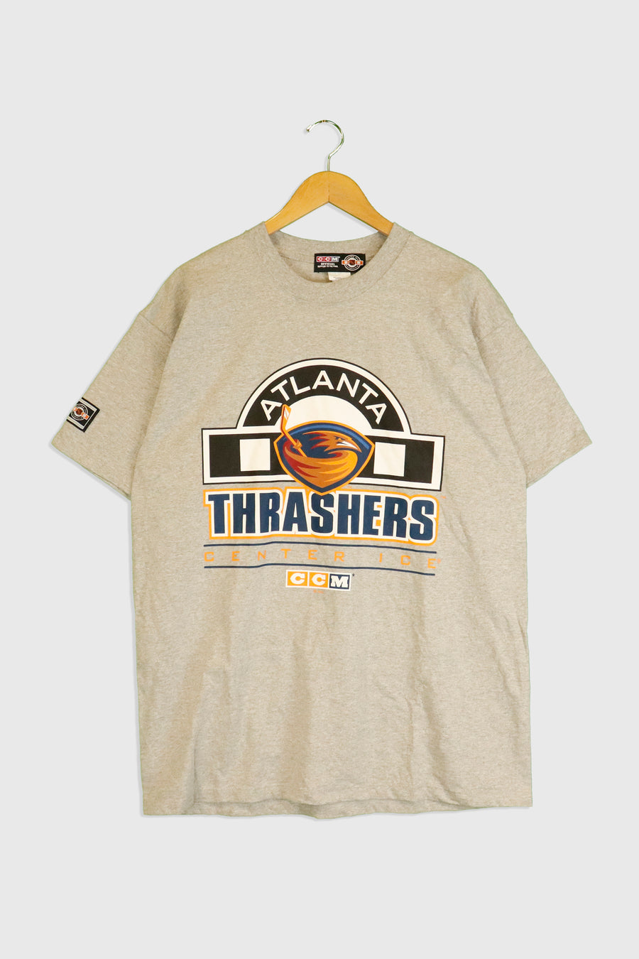 Vintage NHL Atlanta Thrashers Logo T Shirt Sz XL