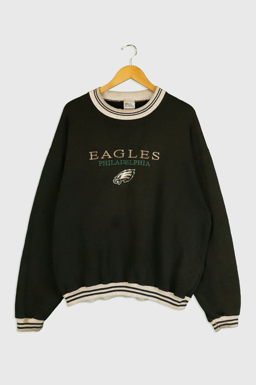 Vintage Philadelphia Eagles Embroidered Logo Crewneck Sweatshirt Sz XL
