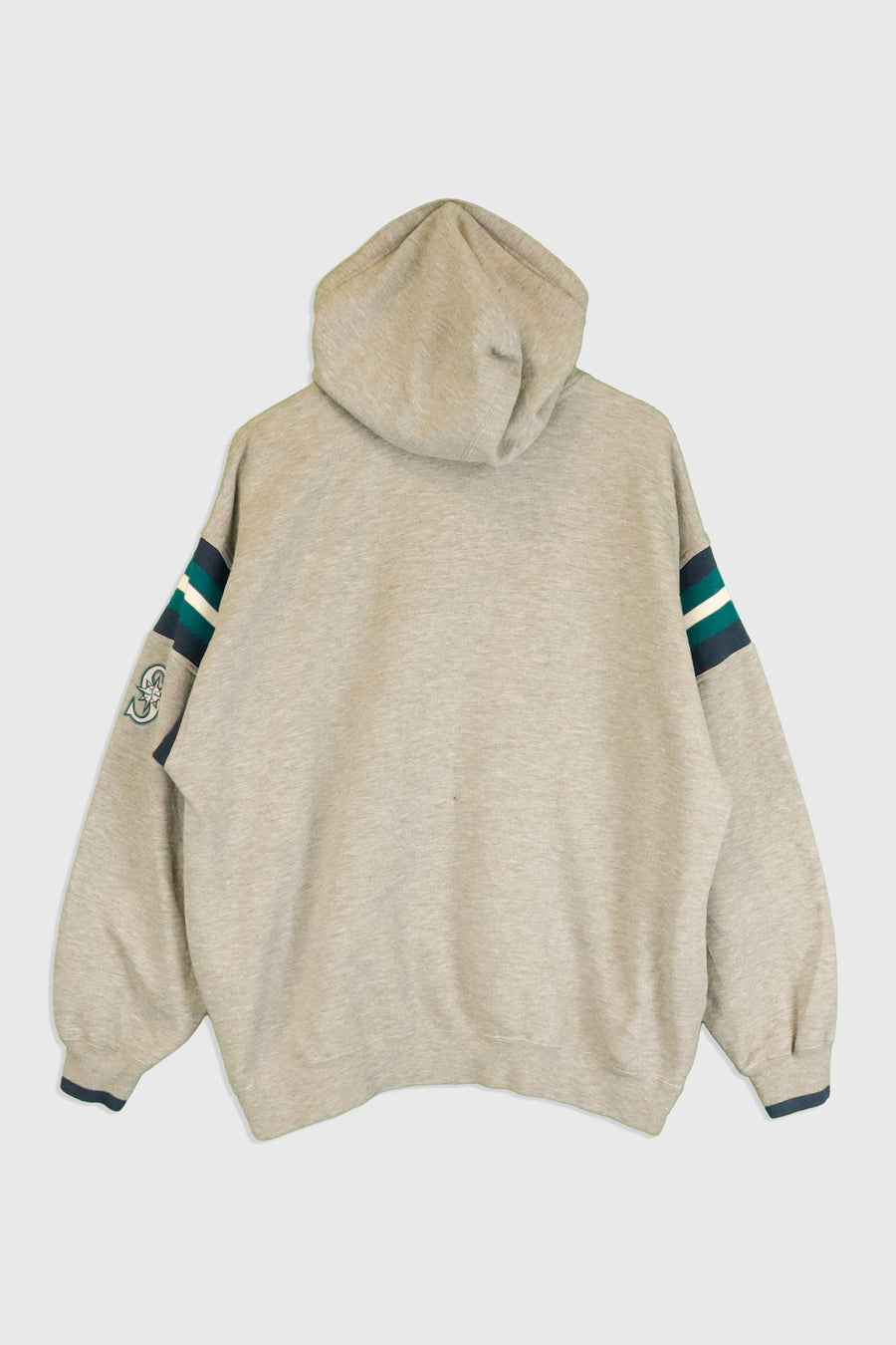 Vintage Seattle Mariners Stripe Sleeve Sweatshirt Sz XL