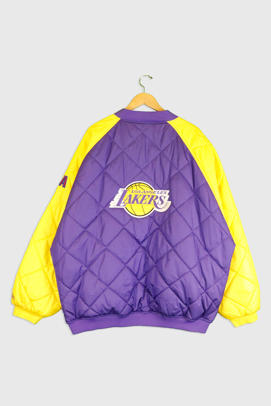 Vintage La Lakers NBA Logo On Back Reversible Jacket Sz 2XL