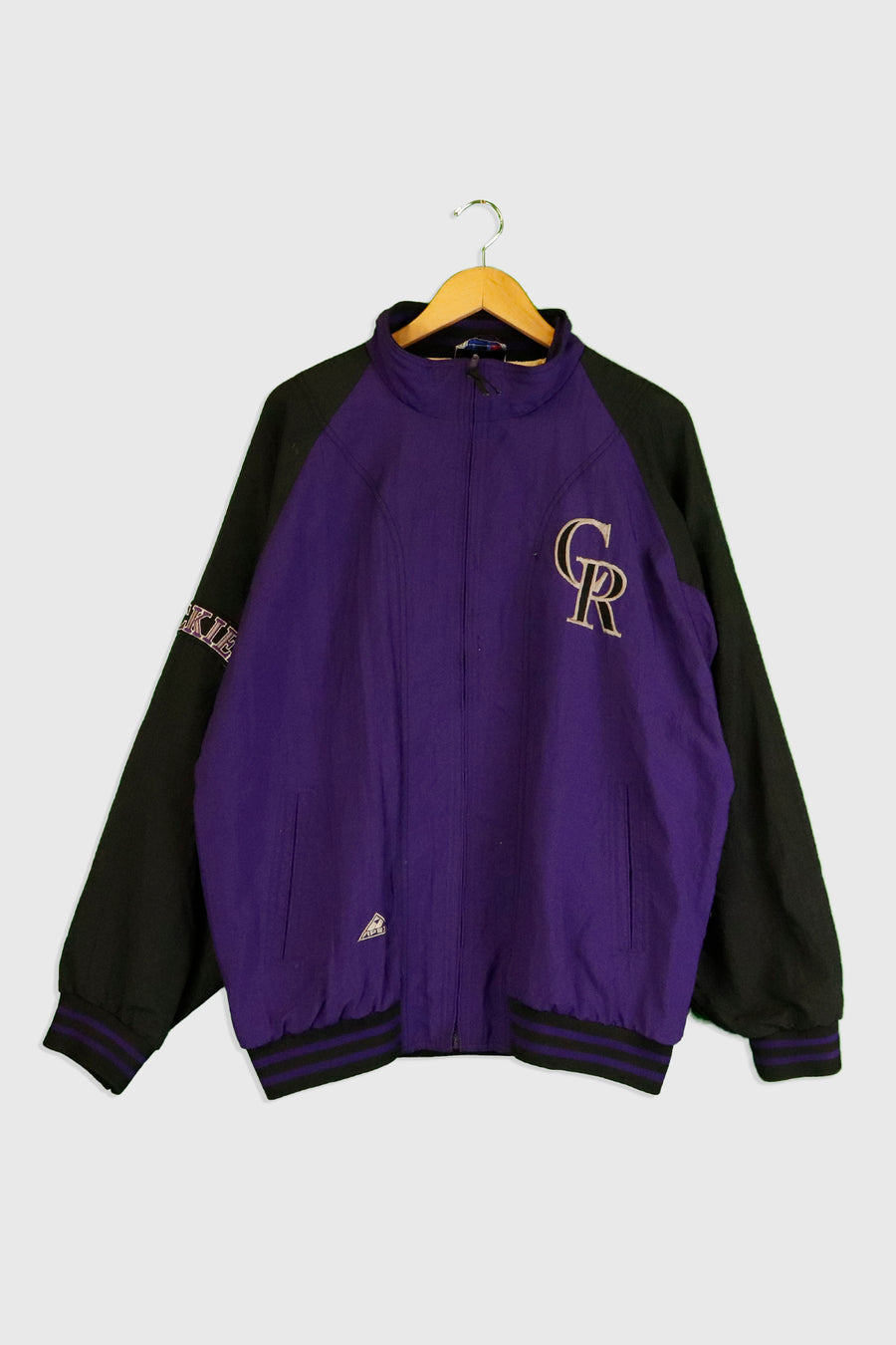 Vintage Colorado Rockies Baseball Jacket Sz XL
