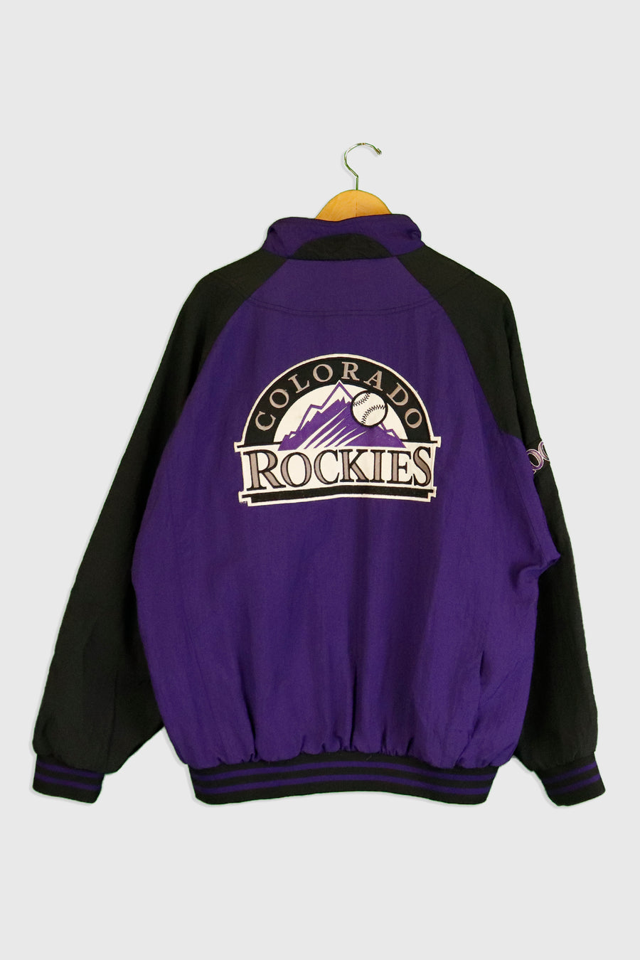 Vintage Colorado Rockies Baseball Jacket Sz XL