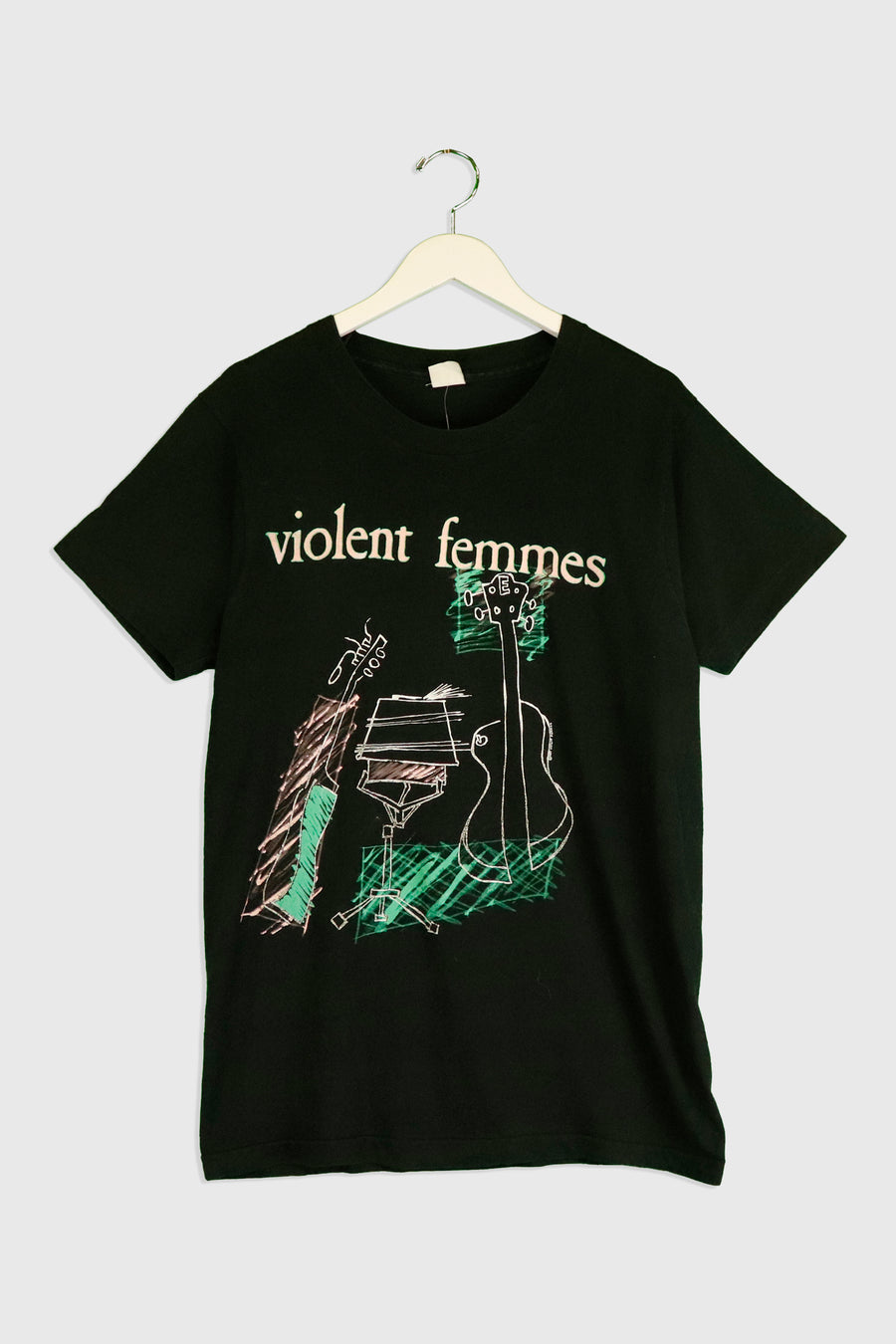 Vintage Violent Femmes Abstract Instruments Tour T Shirt Sz L