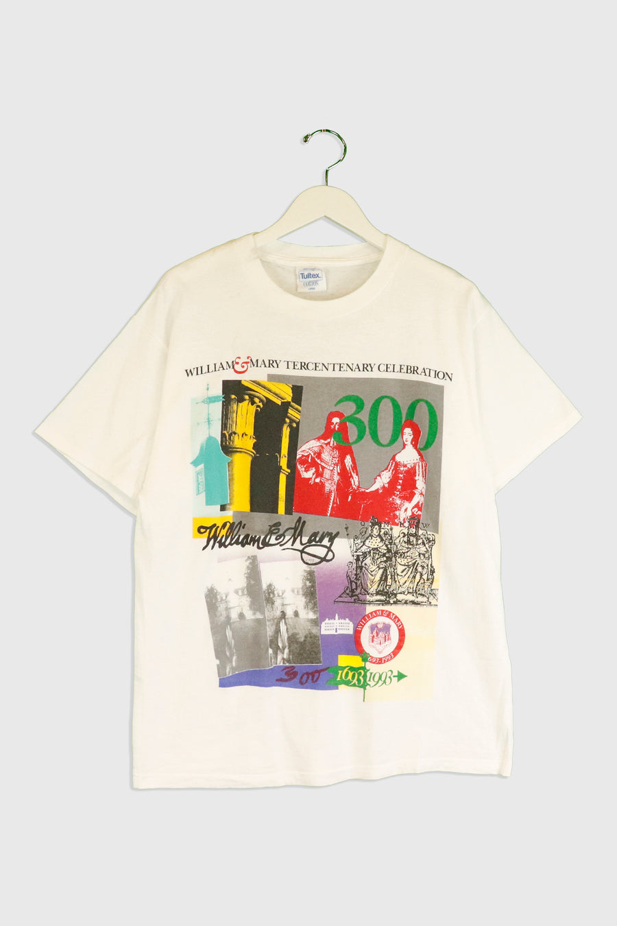 Vintage 1993 William And Mary Tercentenary Celebration T Shirt Sz L