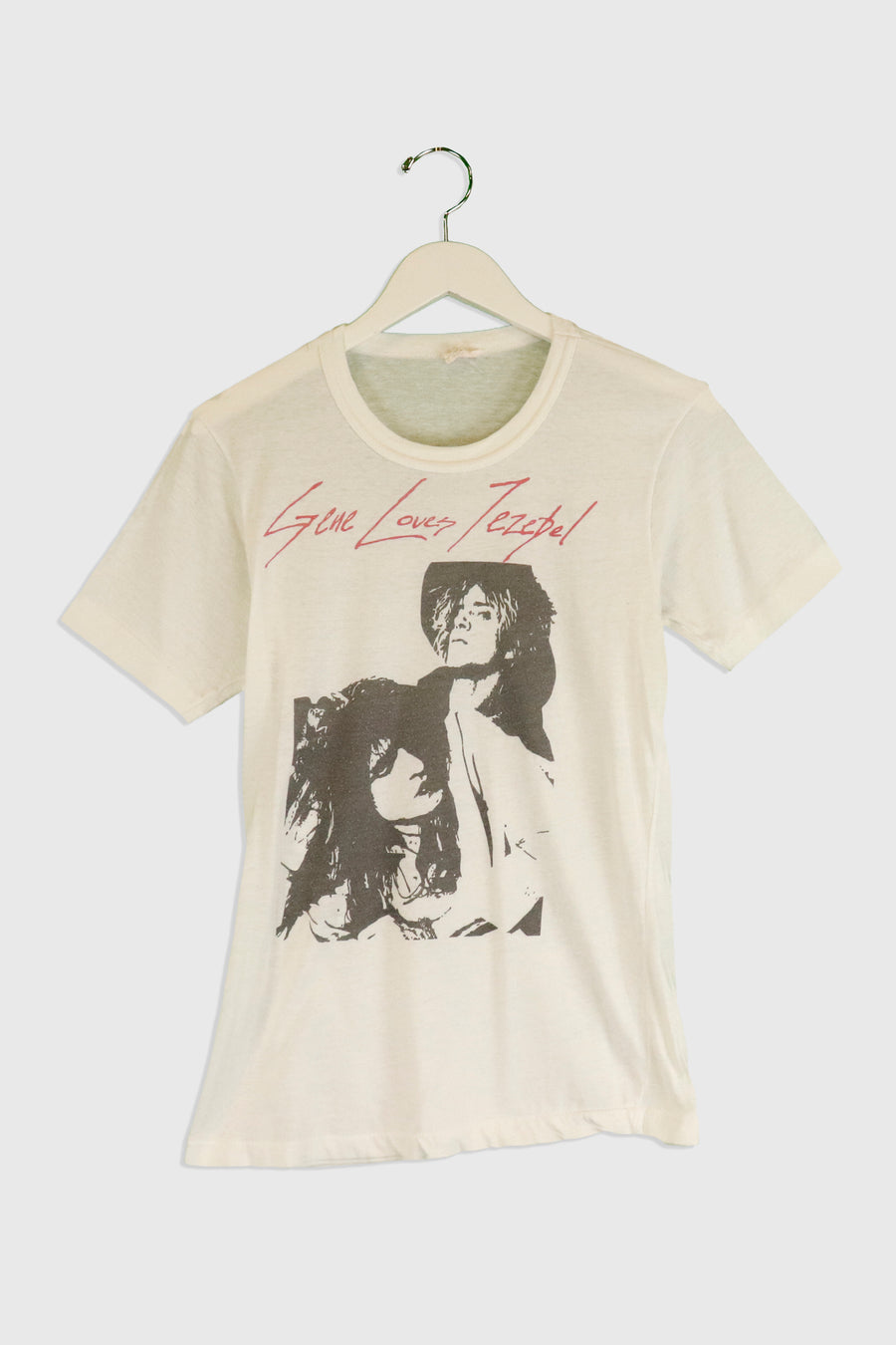 Vintage Gene Loves Jezebel Faded Album Cover T Shirt Sz L