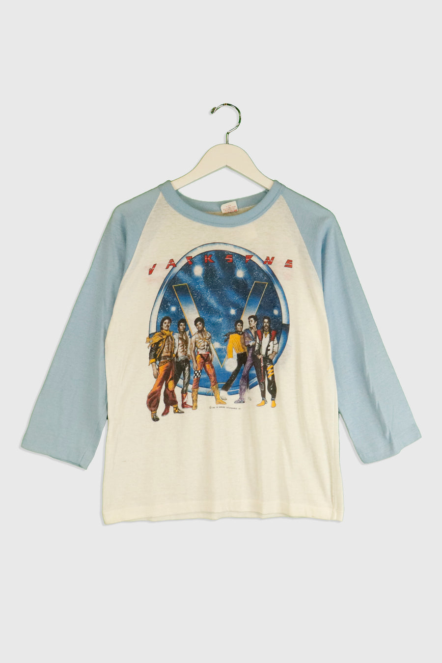 Vintage 1984 The Jackson Five Sci-Fi Themed T Shirt Sz L