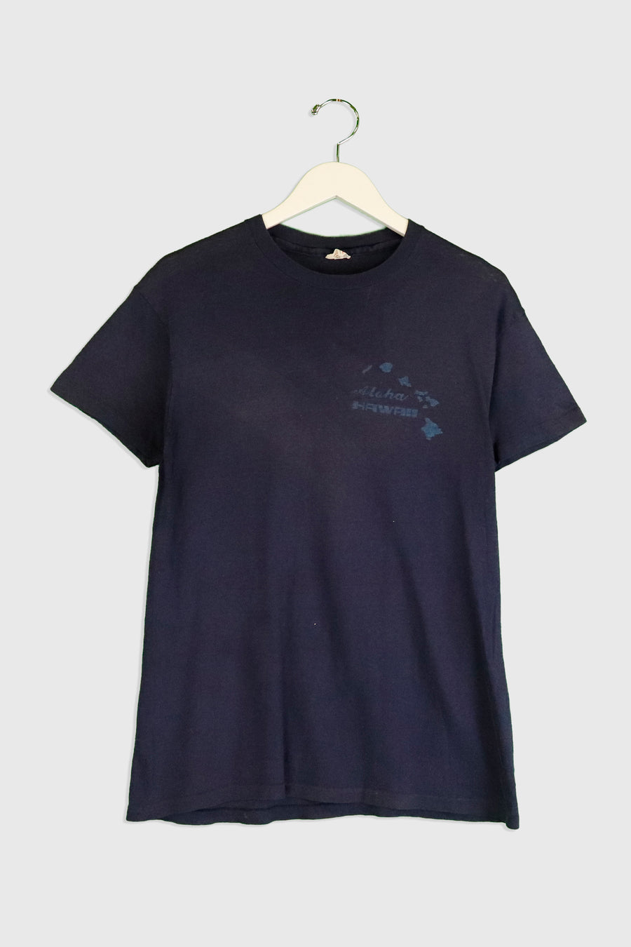 Vintage Aloha Isle Oahu Faded Graphic T Shirt Sz L