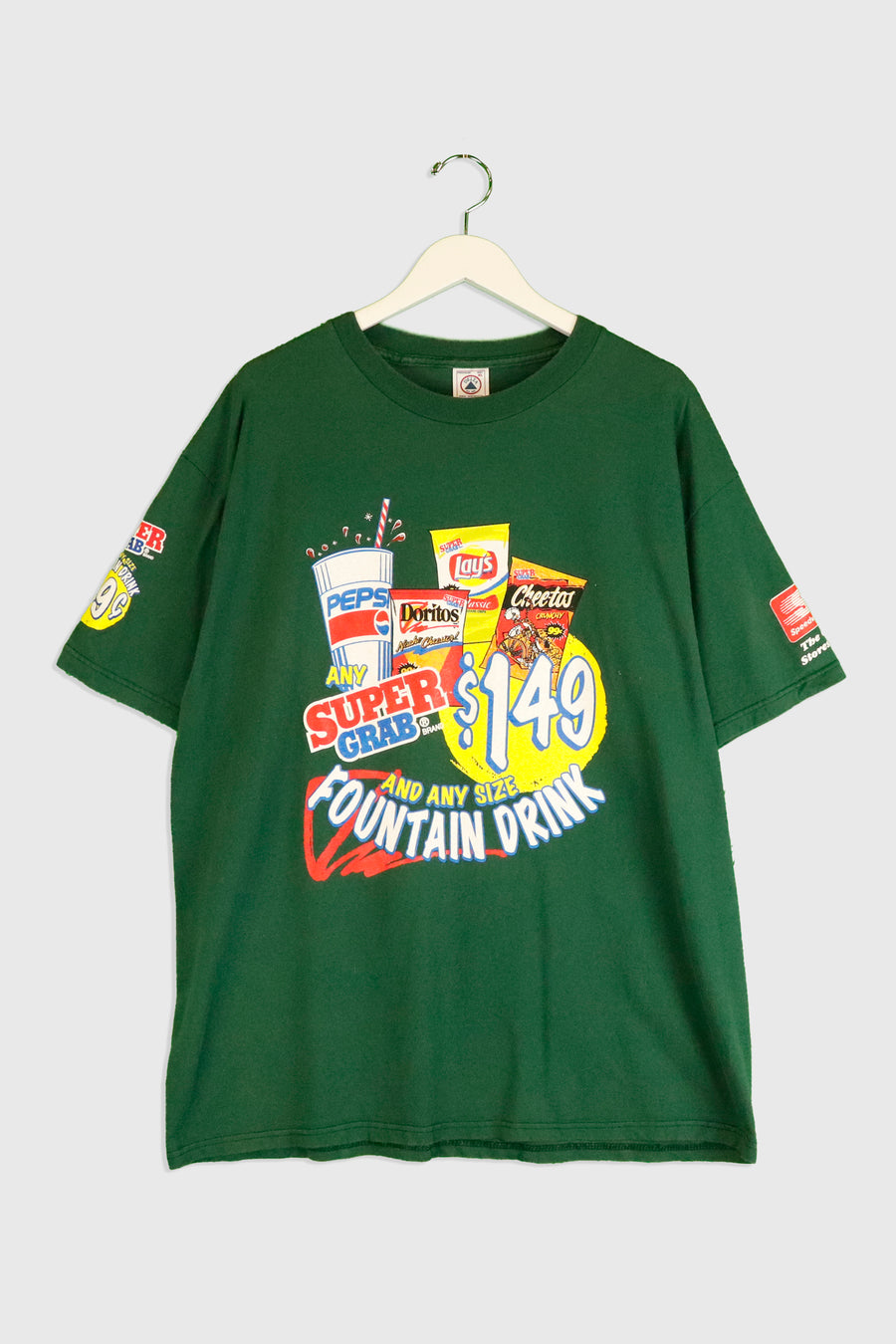 Vintage Speedway Super Grab Deal Branding T Shirt Sz XL