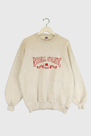 Vintage Russell Athletics Embroidered Logo Sweatshirt Sz L