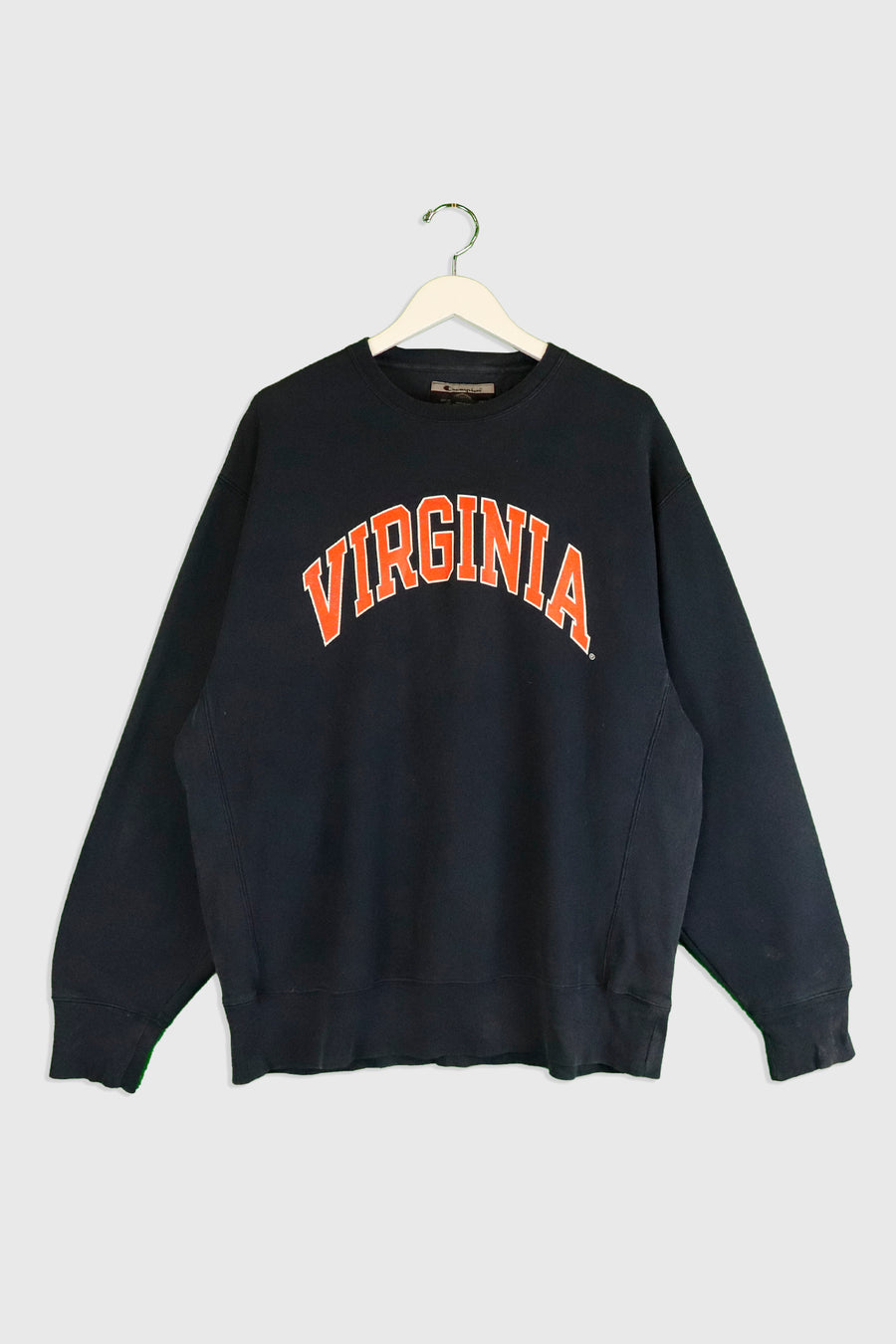 Vintage Virginia State Varsity Vinyl Sweatshirt Sz L