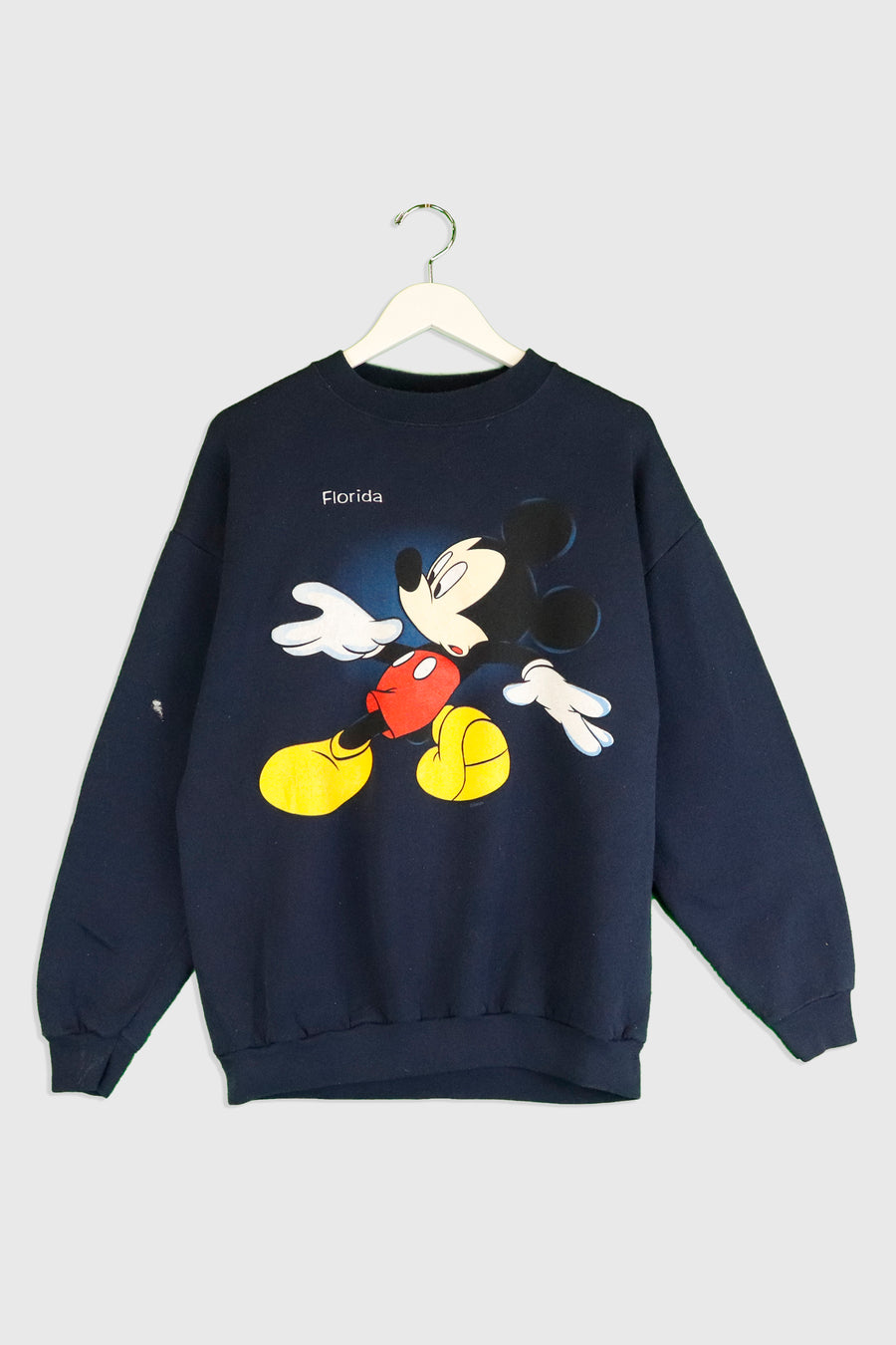Vintage Disney Florida Mickey Looking Sneaky Sweatshirt Sz L