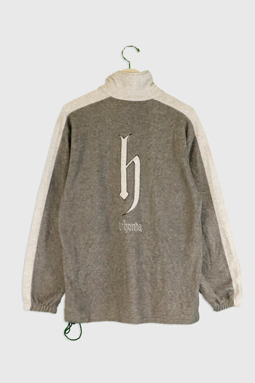 Vintag DJ Honda Quarter Zip Embroidered Fleece