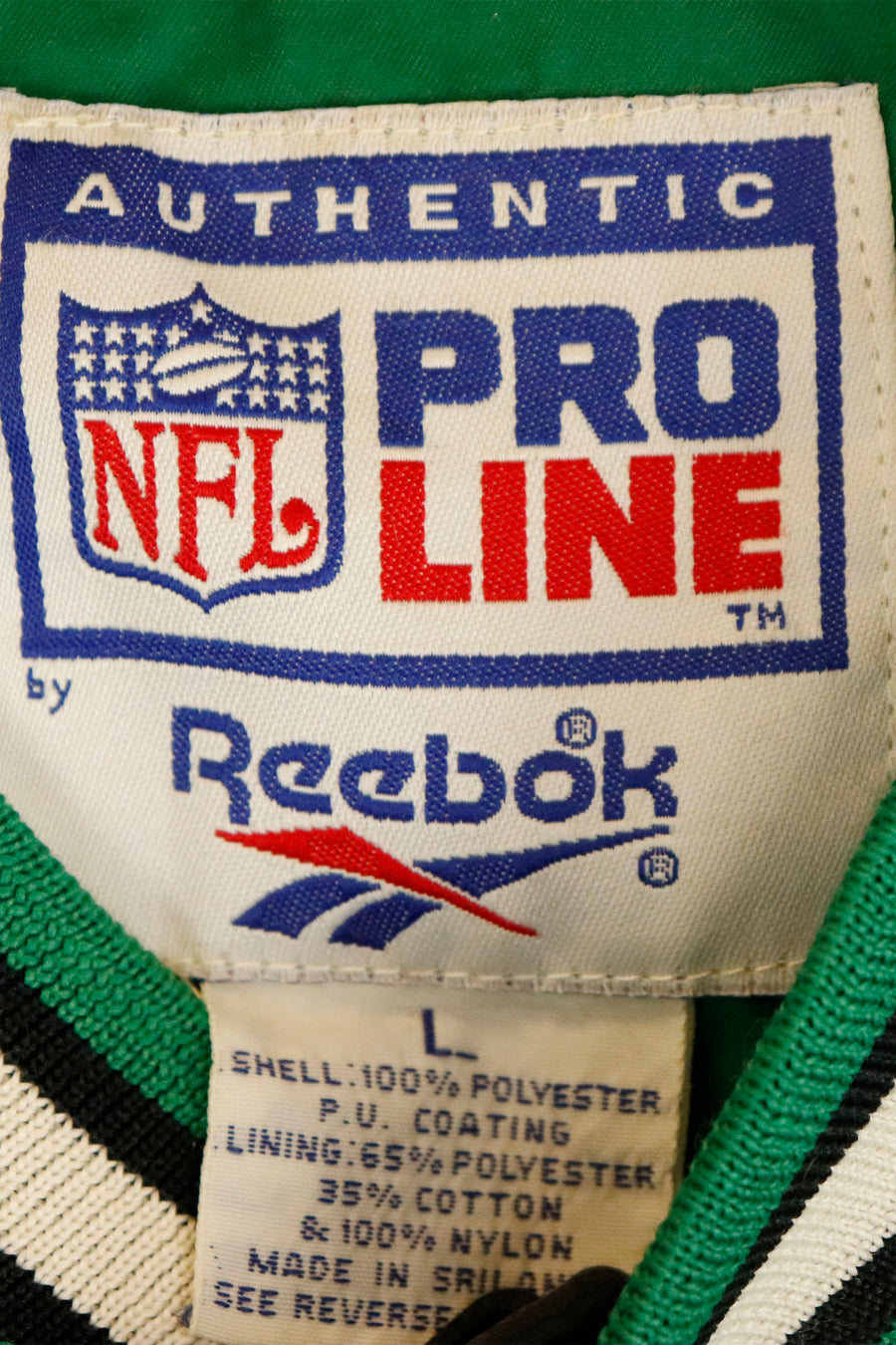 Vintage NFL Philadelphia Eagles Pullover Warm Up Jacket Sz L