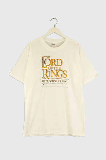 Vintage 2004 Lord Of The Rings Return Of The King Movie Poster T Shirt Sz L