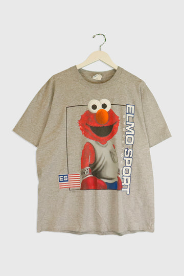 Vintage Elmo Sport Street Wear Cartoon T Shirt Sz XL