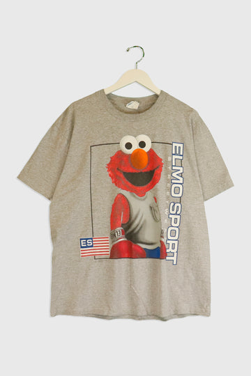 Vintage Elmo Sport Street Wear Cartoon T Shirt Sz XL