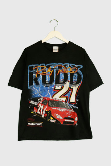 Vintage Nascar Ricky Rull 21 Sponsorship T Shirt Sz L