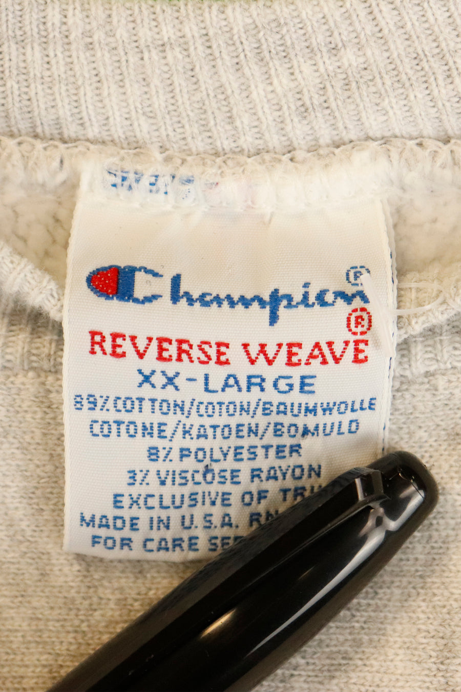 Vintage Champion Reverse Weave C Sweatshirt Sz 2XL