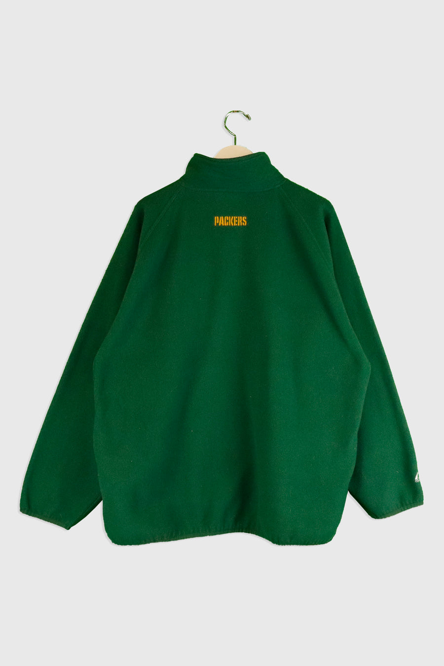 Vintage NFL Greenbay Packers Quarter Zip Fleece Logo Outerwear