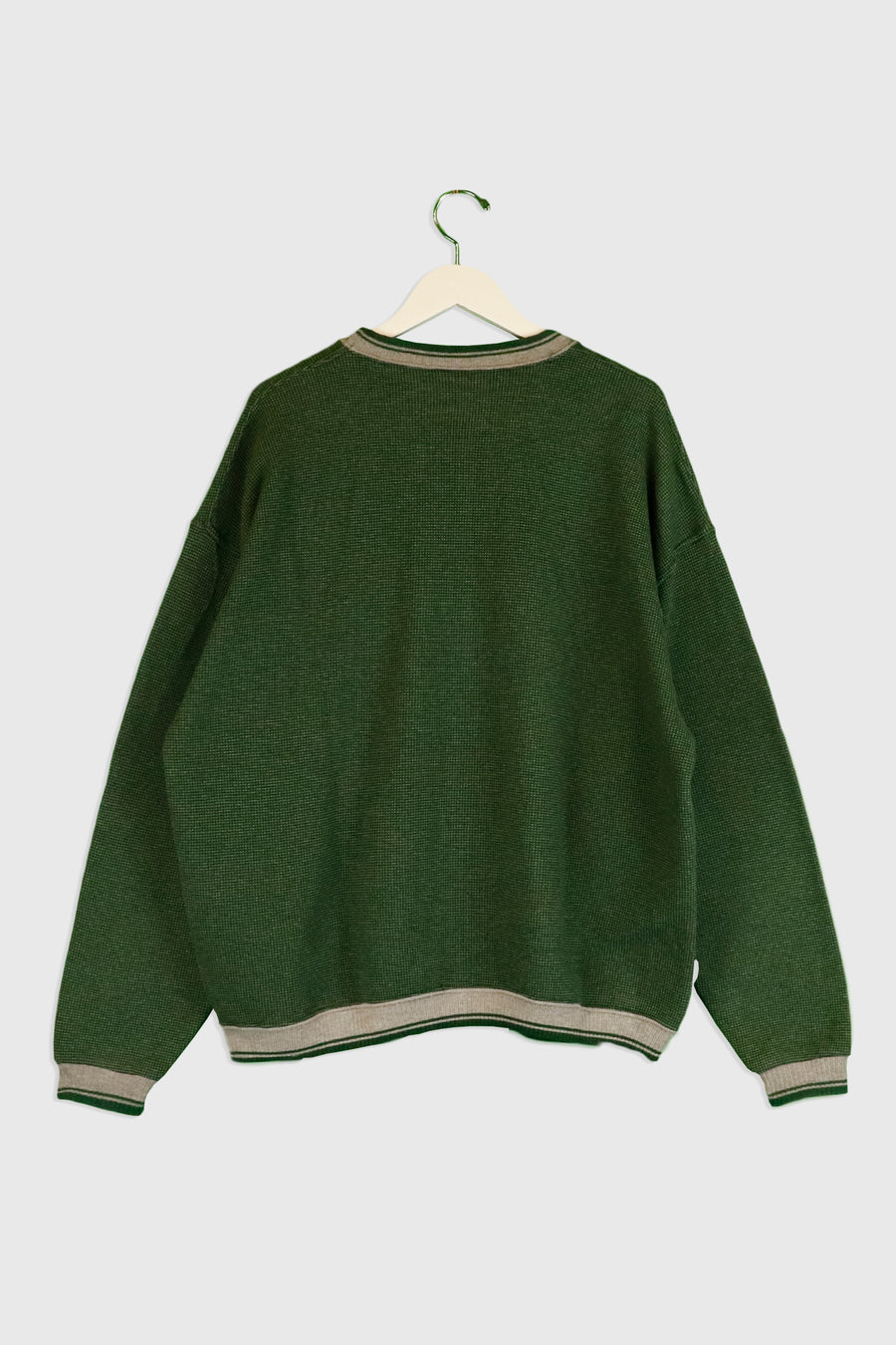 Vintage Embroidered Irish Logo Waffle T Shirt Sz 2XL
