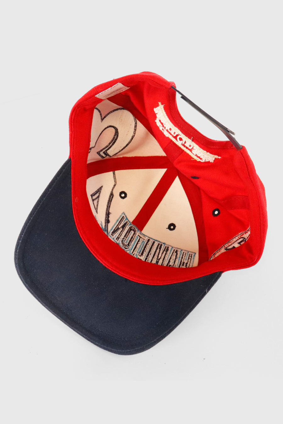 Vintage Nascar #43 Hamilton Embroidered Snapback Hat