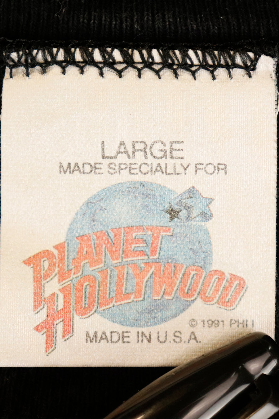 Vintage Planet Hollywood Washington Star T Shirt Sz L