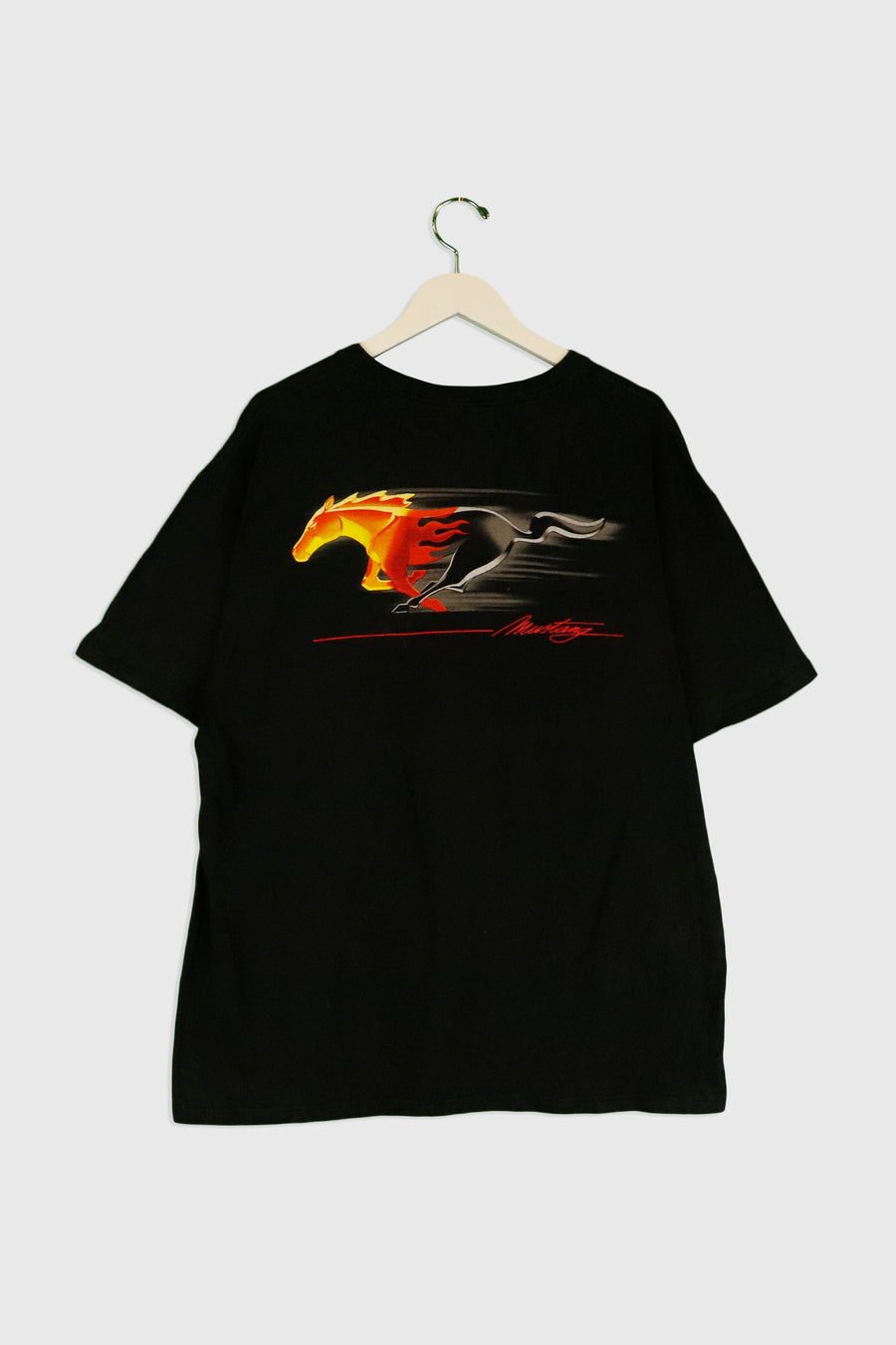 Vintage Mustang Flames T ShirtSz 2XL