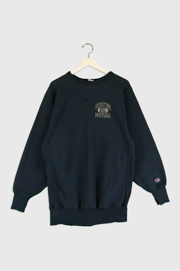 Vintage 90s Champion Georgetown Hoyas Sweatshirt Sz 2XL