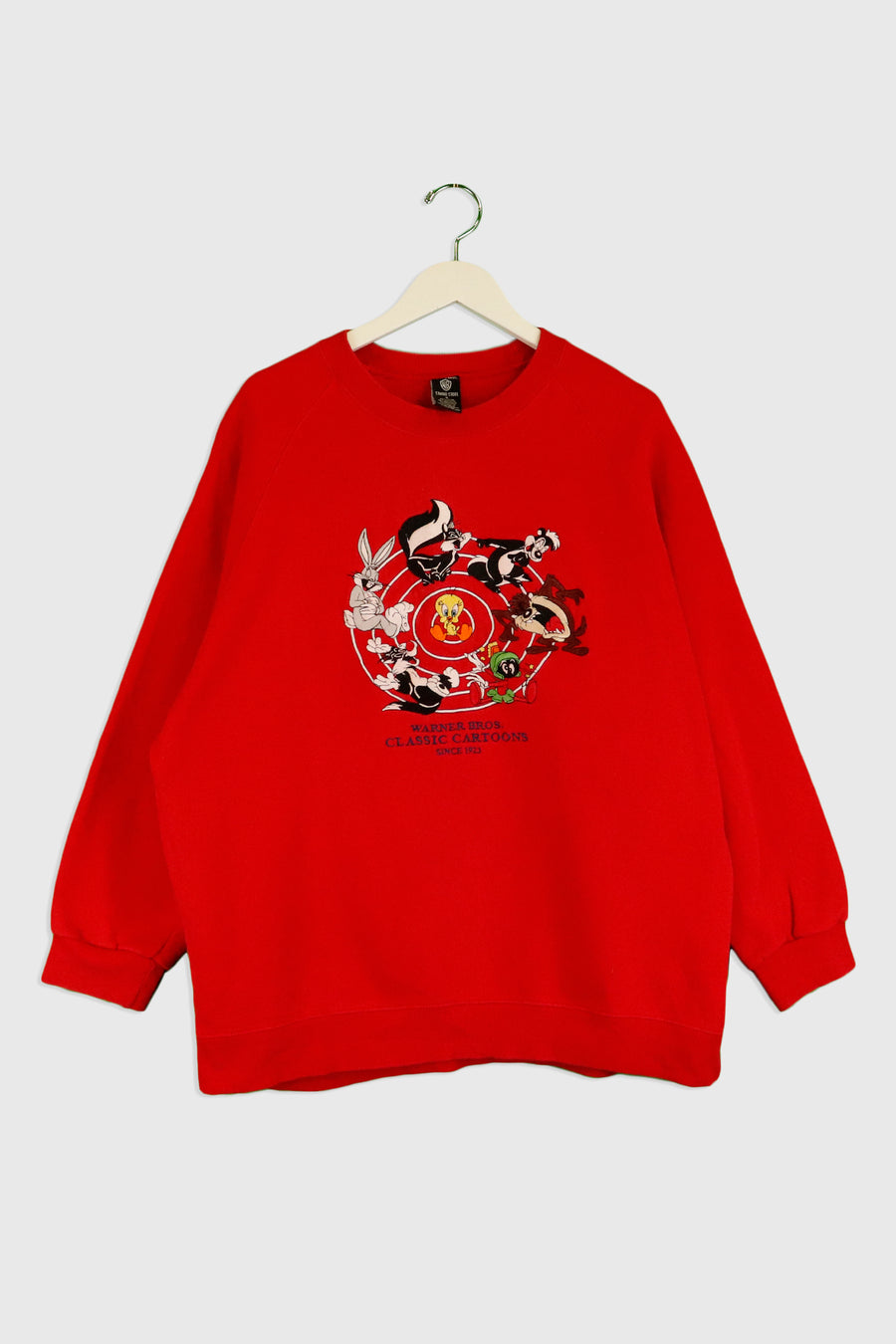 Vintage Warner Bros Looney Tunes Pals Sweatshirt Sz XL