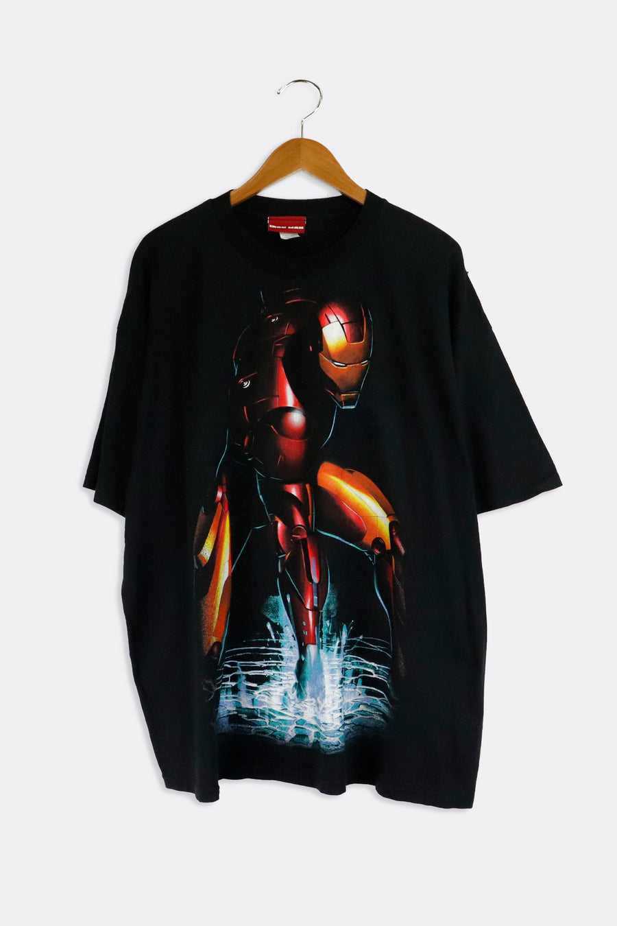 Vintage 2008 Iron Man Sparkling Water Graphic T Shirt Sz 2XL