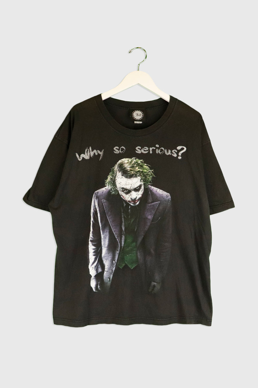 Vintage Dark Knight Joker Why So Serious Graphic T Shirt Sz XL
