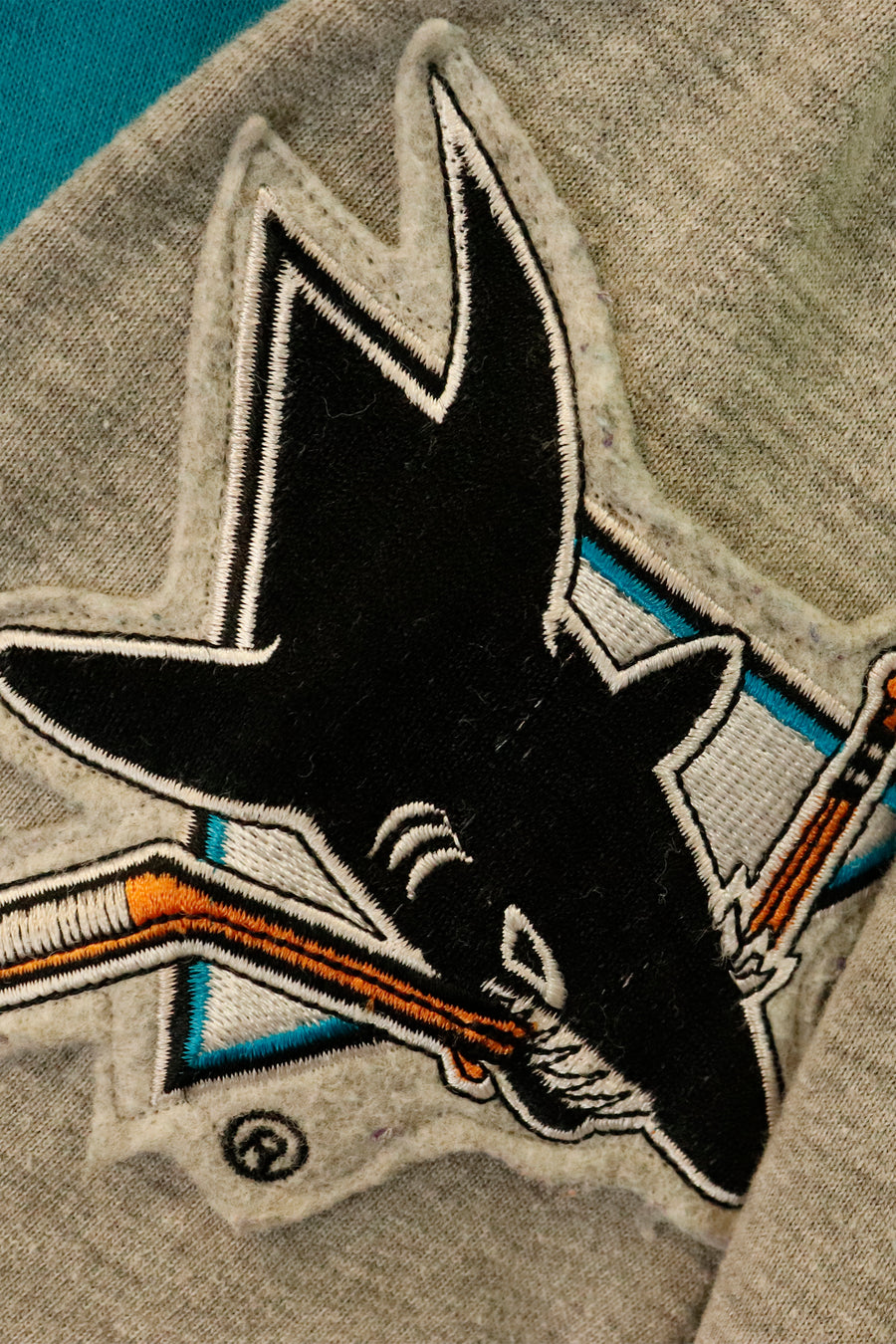 Vintage Starter NHL San Jose Sharks Hooded Jersey Sz M