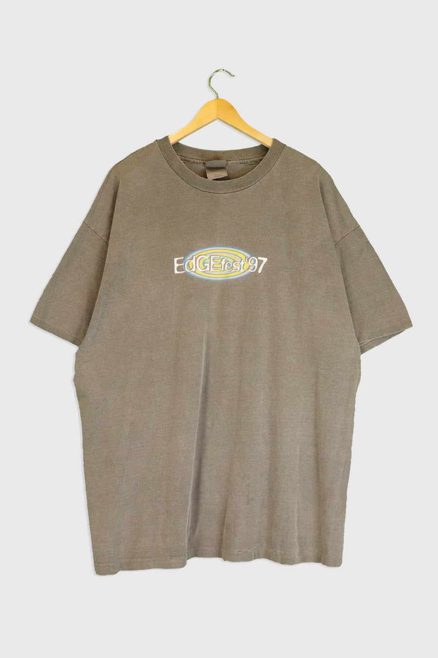 Vintage 1997 Edgefest '97 On Tour Vinyl T Shirt Sz XL