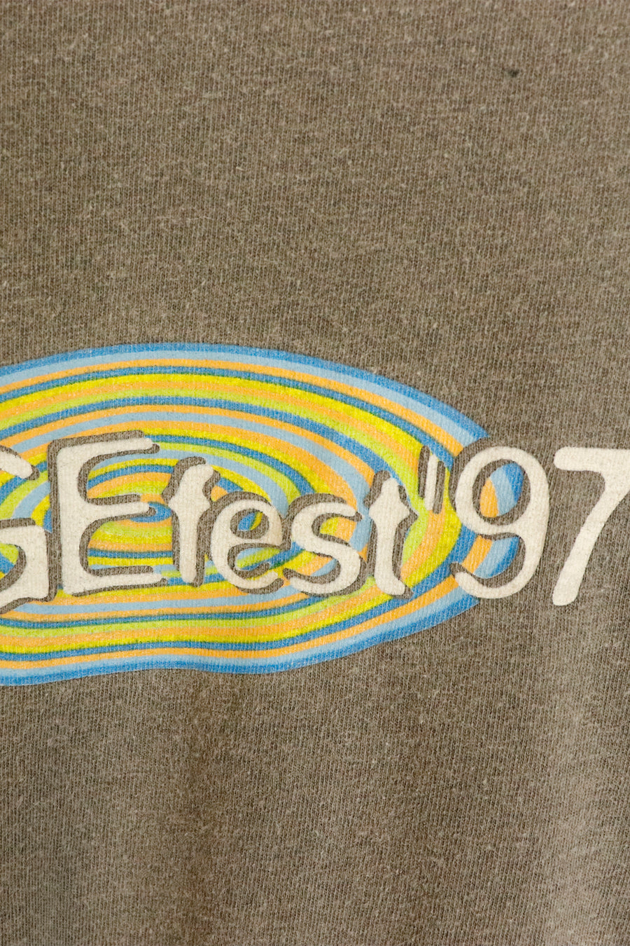 Vintage 1997 Edgefest '97 On Tour Vinyl T Shirt Sz XL