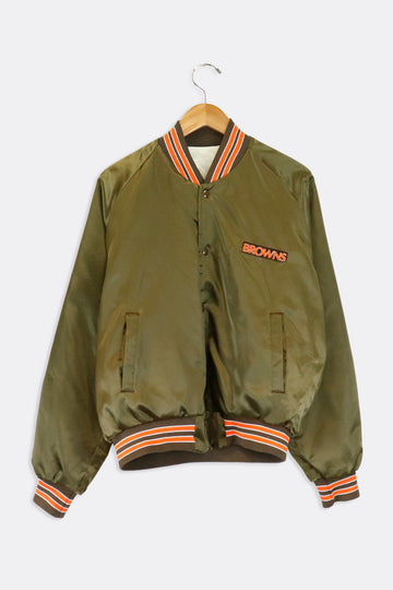 Vintage Chalk Line Cleveland Browns Bomber Jacket Sz L