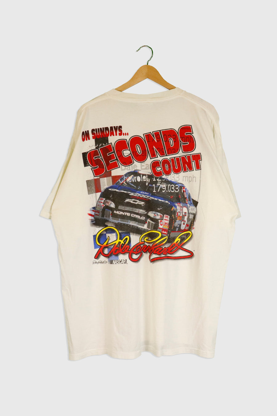 Vintage Nascar Dale Ernhardt Proffesional Racing Sunday T Shirt Sz 2XL