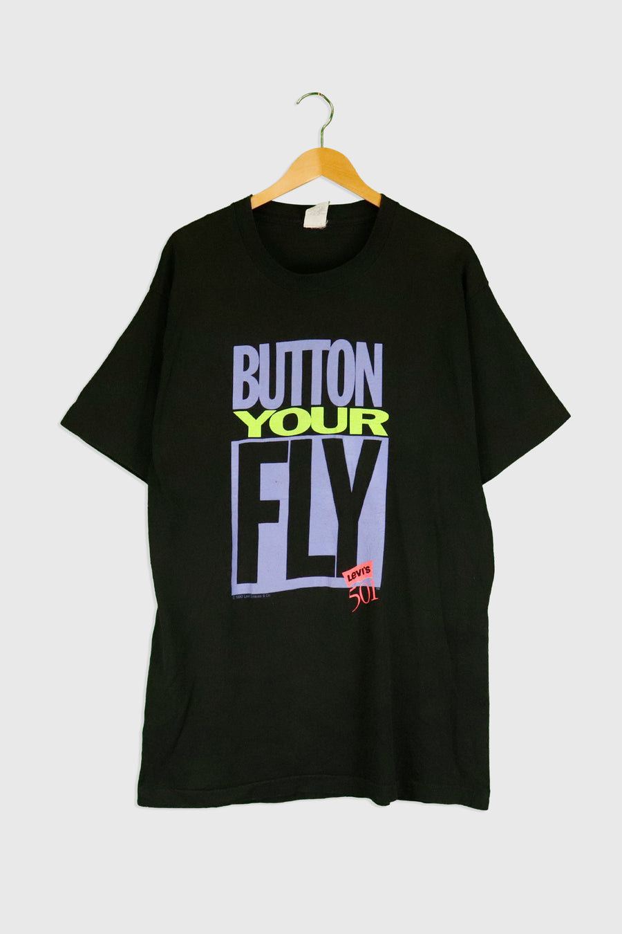Vintage 501 Levi Graphic T Shirt Sz L