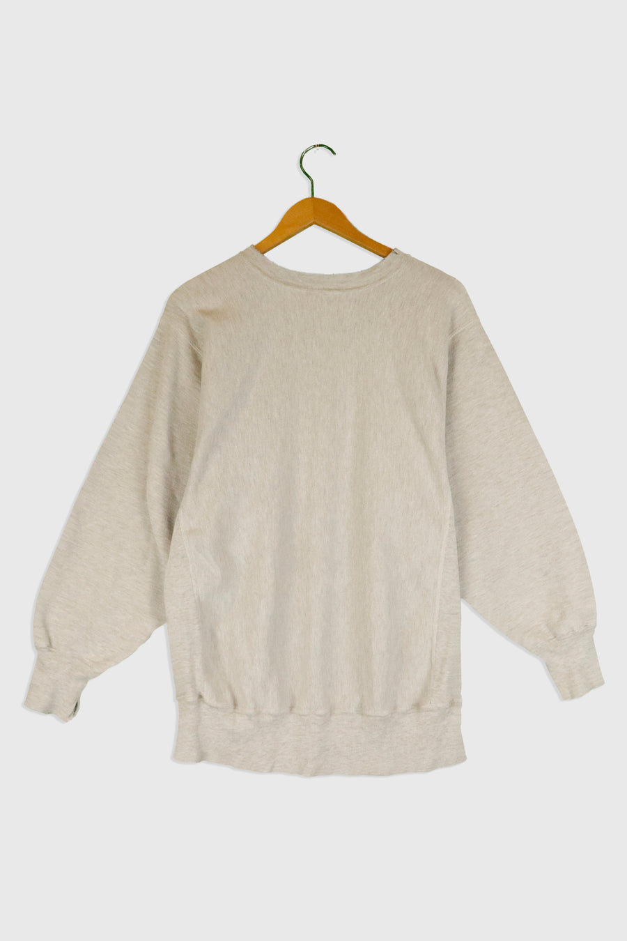 Vintage White Water Patch Lettering Sweatshirt