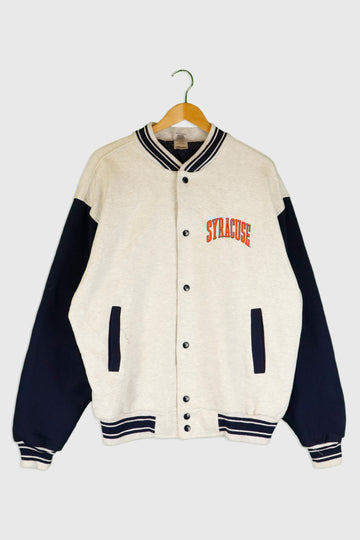 Vintage Syracuse Varsity Sweater Jacket Sz XL