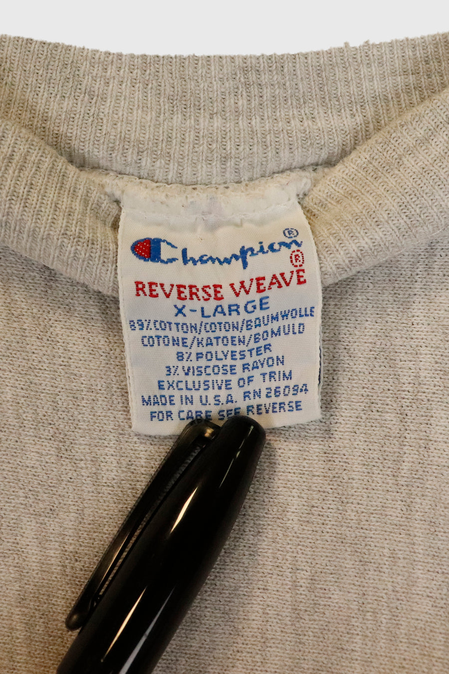 Vintage 1994 Champion Wisconsin Reverse Weave Rose Bowl Sweatshirt Sz XL