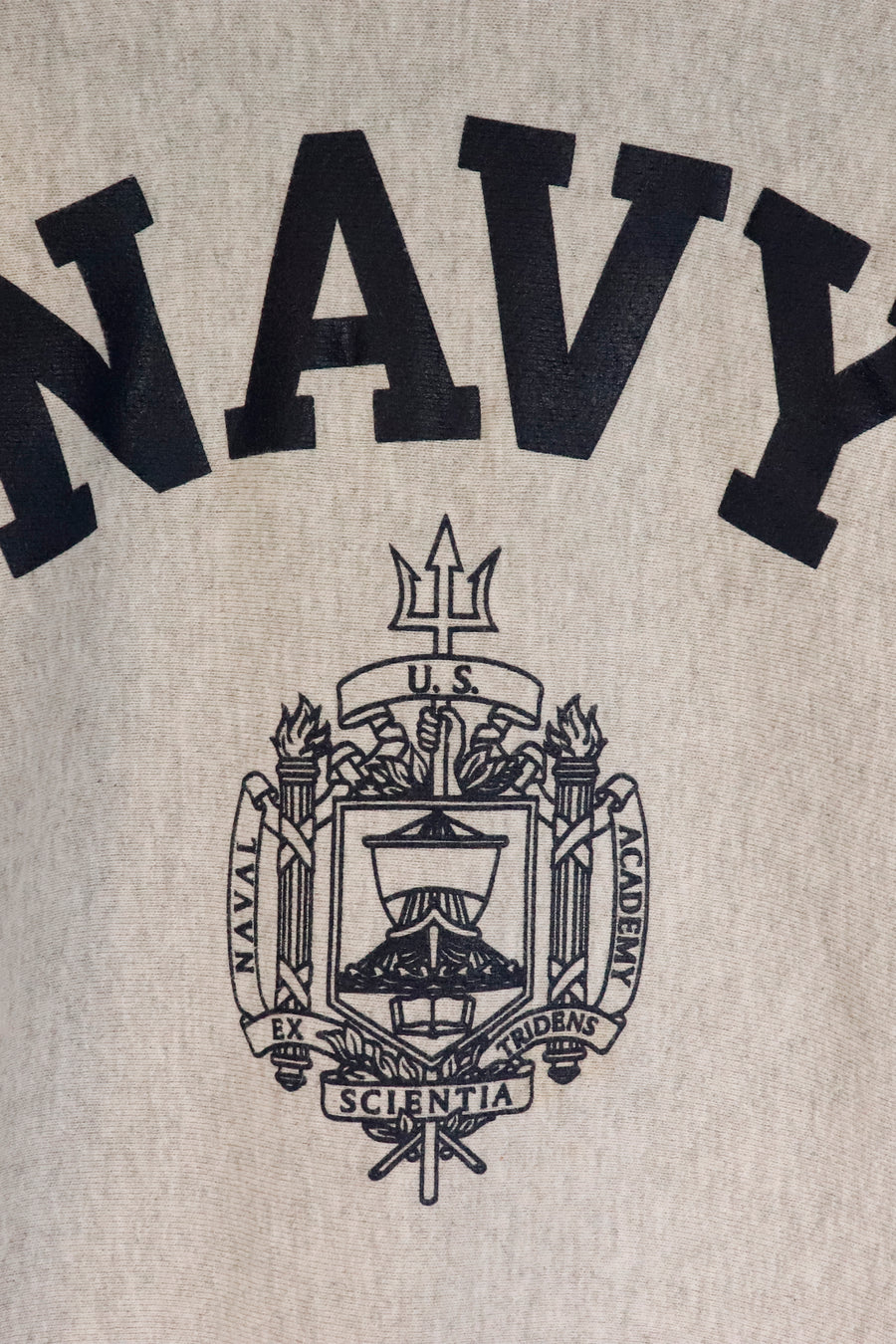 Vintage U.S. Navy Academy 'scientia' 80s Sweatshirt Sz L