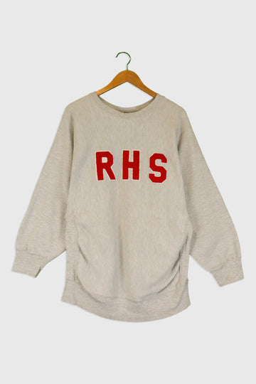 Vintage Camber RHS Silk Patched Sweatshirt 80s Sz L