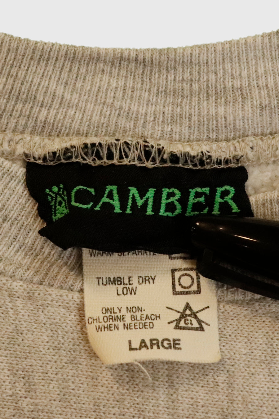 Vintage Camber RHS Silk Patched Sweatshirt 80s Sz L