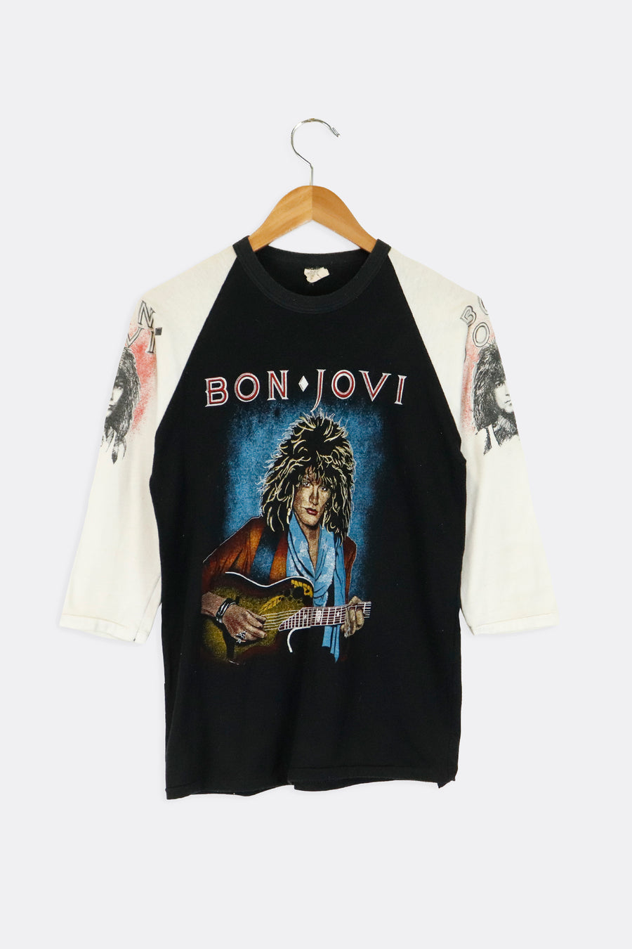 Vintage Bon Jovi Posing Graphic T Shirt Sz L