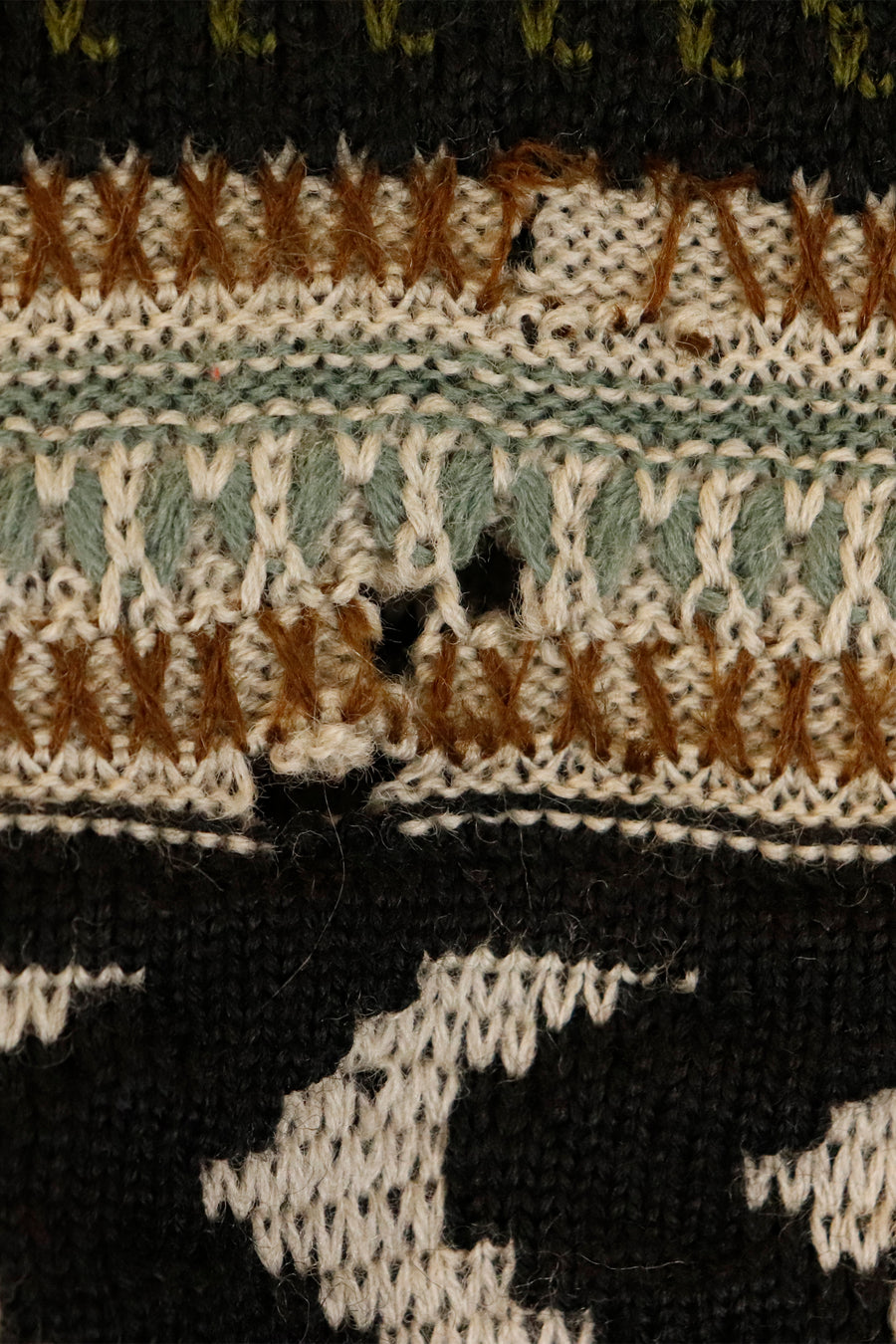 Vintage Coogi Multi Colour knit Sweater Sz M