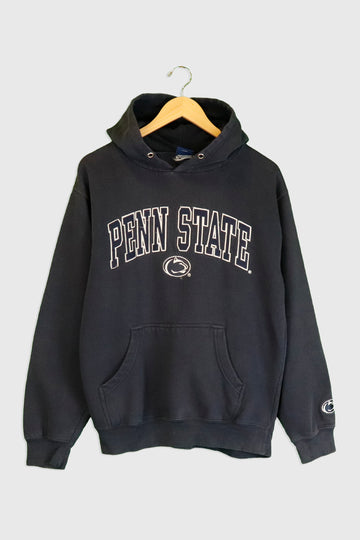Vintage Penn State Blue And White Patched Sweatshirt Sz L