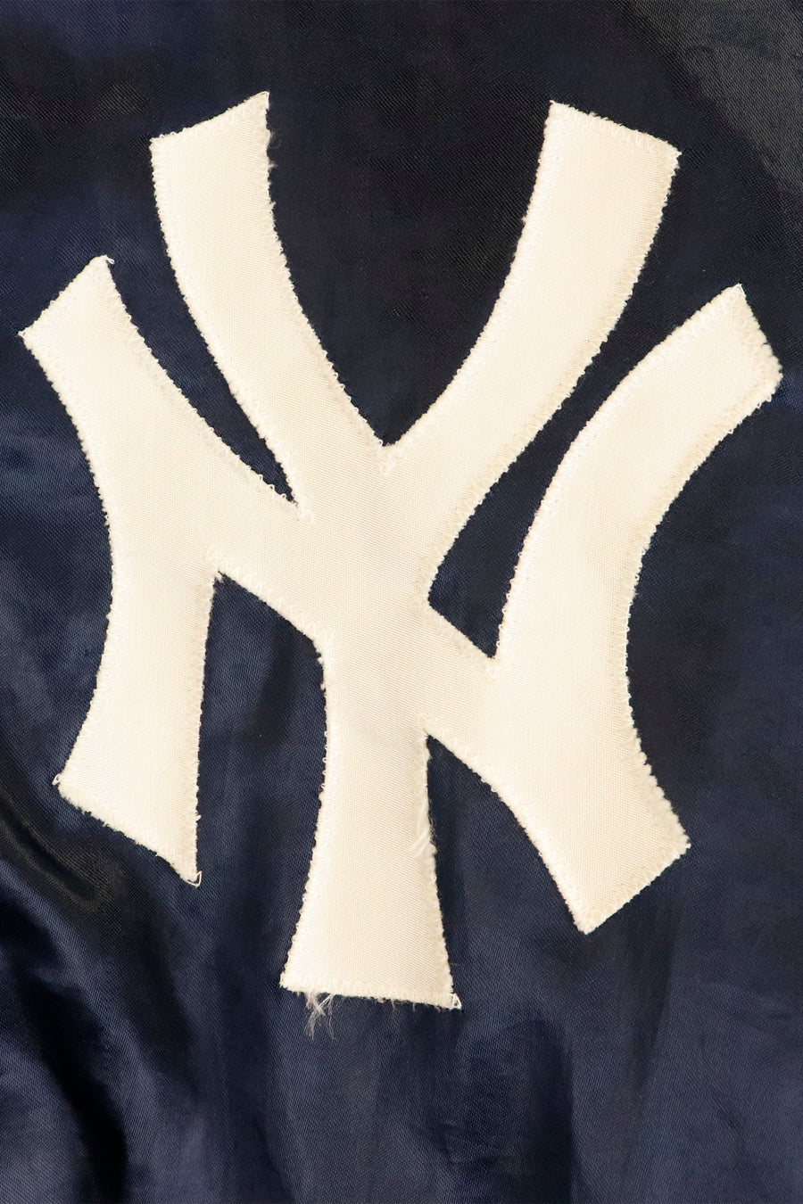 Vintage MLB NY Yankees Snap Button Bomber Jacket Sz L