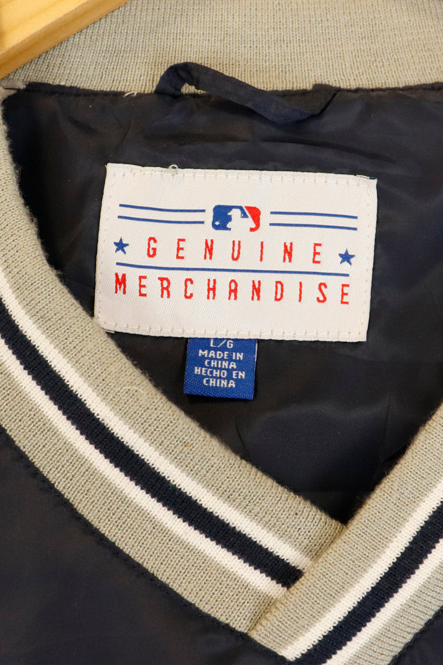 Vintage MLB NY Yankees Jersy Windbreaker Sz L